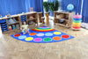 Rainbow™ Corner Placement 2x2m Carpet, Learning SPACE