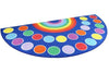 Rainbow™ Semi-Circle Placement 3x1.5m Carpet, Large Learning SPACE