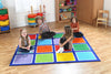 Rainbow™ Square Placement Carpet 2x2m, Learning SPACE