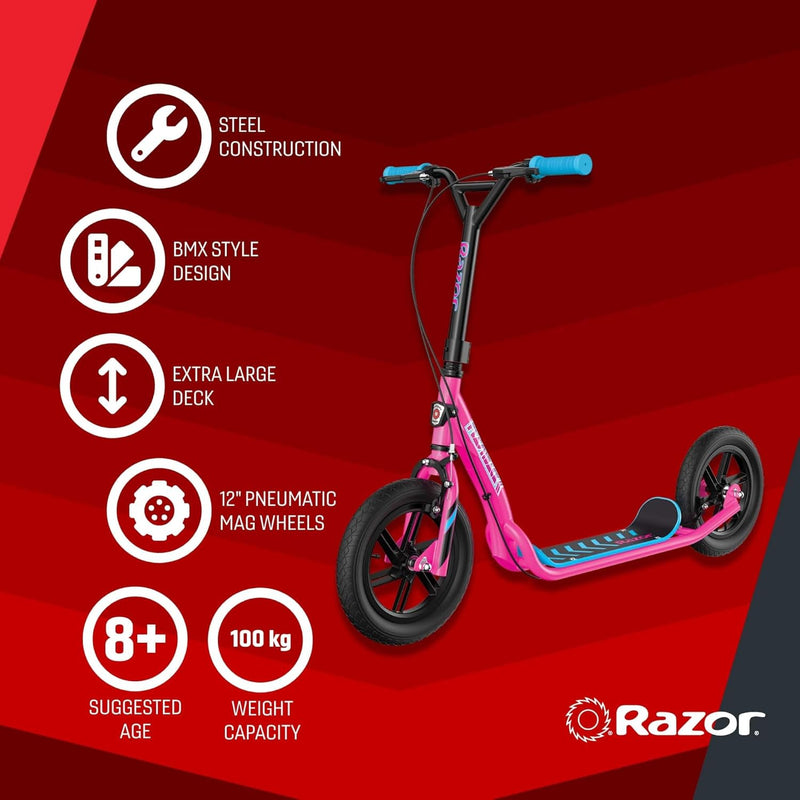 Razor FlashBack Scooter – Retro Style, LED Fun, Learning SPACE