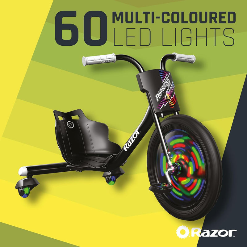 Razor LightShow RipRider 360 Trike, Learning SPACE