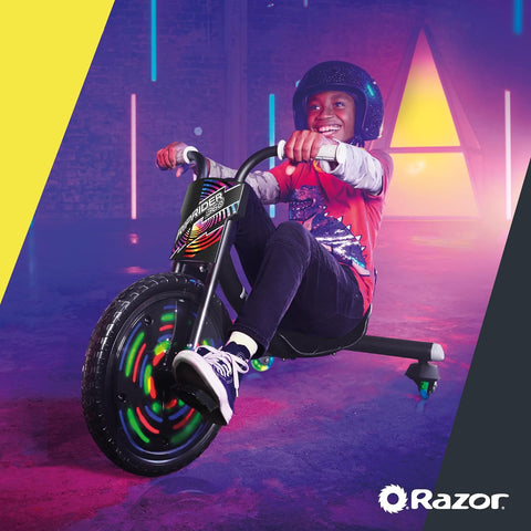 Razor LightShow RipRider 360 Trike-Dropship,Early Years. Ride On's. Bikes. Trikes,Ride On's. Bikes & Trikes,Trikes-Learning SPACE