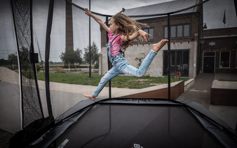 Rectangle BERG Ultim Elite Trampoline With Safety Net - Public Use Approved-Berg Toys,Commercial Trampolines,Teen & Adult Trampolines,Trampoline,Trampolines-Learning SPACE