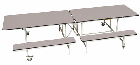 Rectangular Mobile Folding Bench Unit- Age Range 11+, Dove Learning SPACE