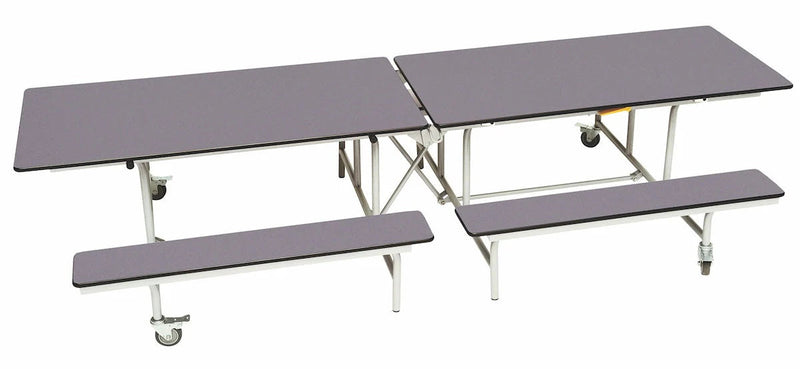 Rectangular Mobile Folding Bench Unit- Age Range 5-11, Blue Grey Learning SPACE