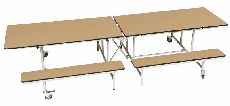Rectangular Mobile Folding Bench Unit- Age Range 5-11, Oak Learning SPACE
