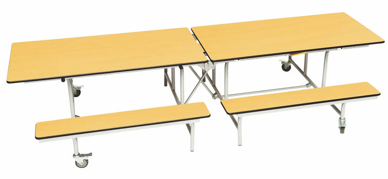 Rectangular Mobile Folding Bench Unit- Age Range 5-11, Maple Learning SPACE