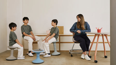 Ricochet Wobble Stool-Classroom Chairs,Dyspraxia,KI Europe,Movement Breaks,Movement Chairs & Accessories,Rocking,Seating,Vestibular,Wellbeing Furniture-Learning SPACE