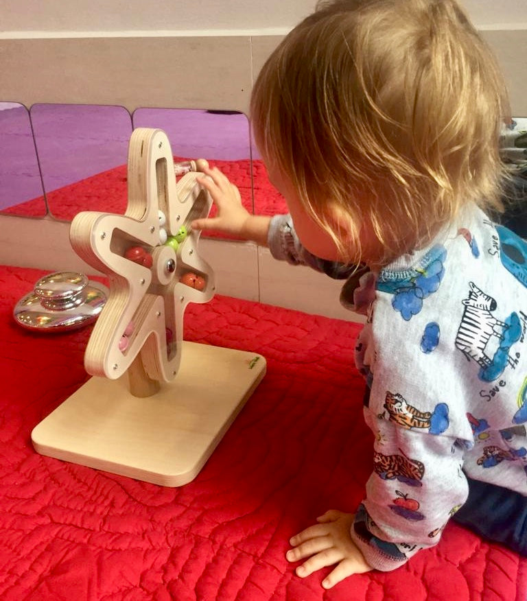 Rotating Bell Flower - Sensory Toy for Babies & Toddlers, Learning SPACE