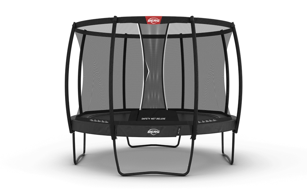 Round BERG Elite Trampoline With Safety Net - Public Use Approved-Berg Toys,Commercial Trampolines,Teen & Adult Trampolines,Trampoline,Trampolines-11ft + Safety Net Deluxe-37.81.03.03-Learning SPACE