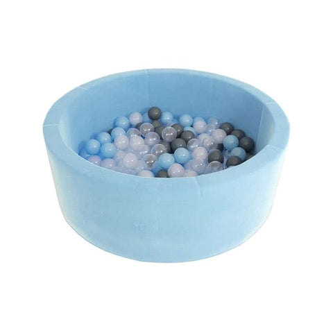 Round Felt Ball Pit-AllSensory,Ball Pits,Down Syndrome,Playmats & Baby Gyms-Blue-LSPOOLRNDB-Learning SPACE