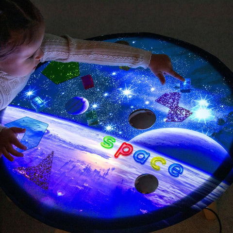 Round Light Panel-Calming & Anxiety,Dropship,Light Box Accessories,Light Boxes,sensory activity,Sensory Light Up Toys,Sensory Processing Disorder,Sensory Seeking,TickiT,Visual Sensory Toys-Learning SPACE