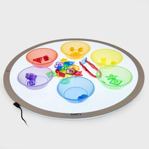 Round Light Panel-Calming & Anxiety,Dropship,Light Box Accessories,Light Boxes,sensory activity,Sensory Light Up Toys,Sensory Processing Disorder,Sensory Seeking,TickiT,Visual Sensory Toys-Learning SPACE