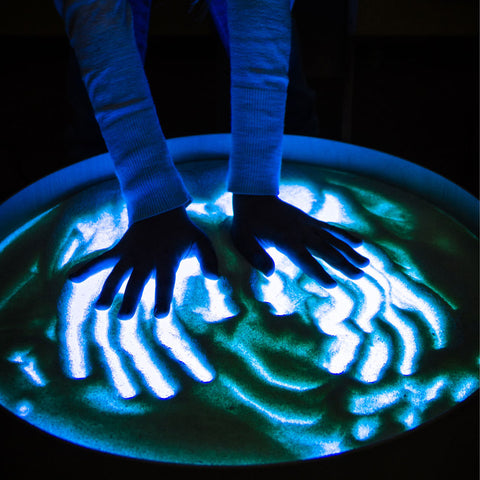 Round Magic Light Table-Bigjigs Toys,Dropship,Light Boxes,SCOTEXCEL,Sensory Light Up Toys,Visual Sensory Toys-Learning SPACE
