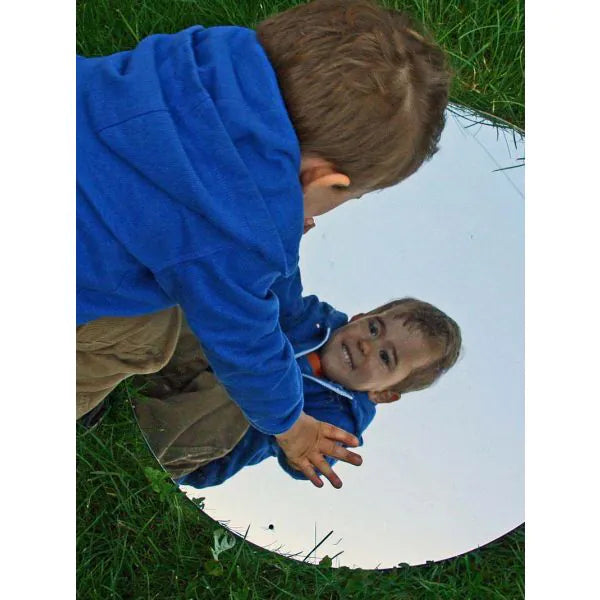 Round Mirror For Outdoors, Learning SPACE