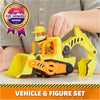 Rubble & Crew Rubble's Bulldozer Toy Truck, Learning SPACE