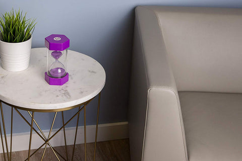 Medium Sand Timer - 15 Minutes (Purple), Learning SPACE