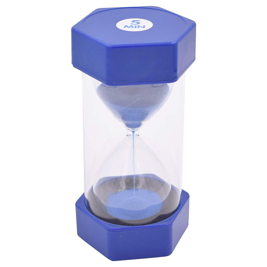 Medium Sand Timer - 5 Minutes (Blue)-AllSensory,Calming & Anxiety,Classroom Resources,Discontinued,EA Tender,Educational Classroom Materials,Educational Play,Maths,Playlearn,Primary Maths,PSHE,Sand Timers & Timers,Schedules & Routines,Sensory Seeking,Stock,Transitions and Routines,Visual Sensory Toys-Learning SPACE