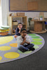 Safari Large Semi Circle Placement 4x2m Carpet, Learning SPACE