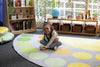 Safari Large Semi Circle Placement 4x2m Carpet, Learning SPACE