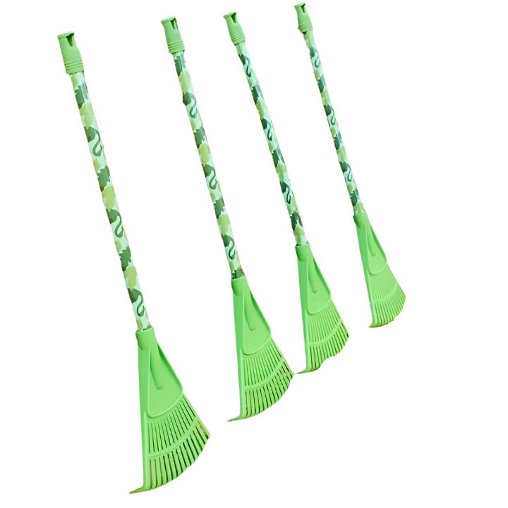 Safe Plastic Leaf Rake (4Pk), Learning SPACE