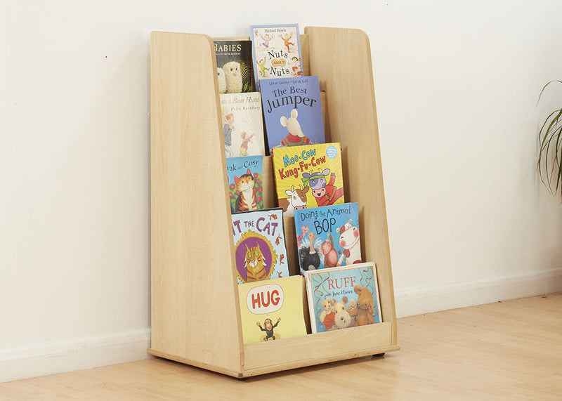 Safe & Sturdy Tall Maple Bookcase, Learning SPACE