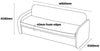 Safespace 2 Seat Sofa, Learning SPACE