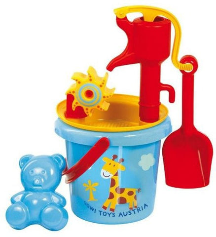 Sand & Water Play - Bucket and Pump Set-Bigjigs Toys,Gowi Toys,Messy Play,Outdoor Sand & Water Play,S.T.E.M,Sand,Science Activities,Seasons,Sensory Garden,Stock,Summer,Water & Sand Toys-Learning SPACE