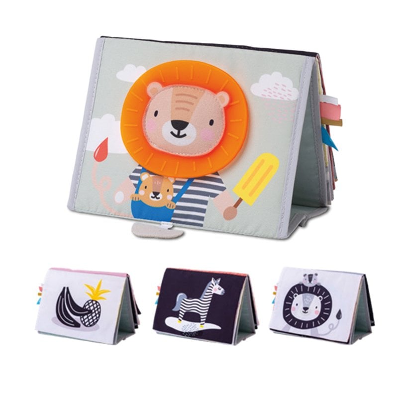 Savannah Tummy Time Book-AllSensory,Baby & Toddler Gifts,Baby Books & Posters,Baby Sensory Toys,Baby Soft Play and Mirrors,Gifts for 0-3 Months,Gifts For 3-6 Months,Halilit Toys,Tactile Toys & Books,Teether,Tummy Time-Learning SPACE