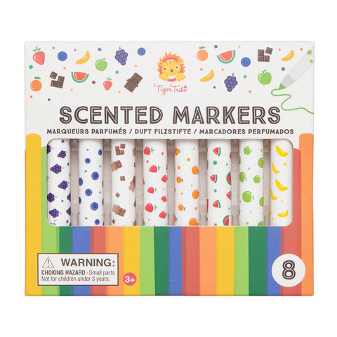 Scented Marker Pens-Bigjigs Toys,Drawing & Easels,SCOTEXCEL,Sensory Smells,Stationery,Tiger Tribe-Learning SPACE