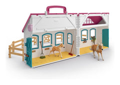 Schleich Horse Club Open Stable Set - Little Horseshoe, Learning SPACE