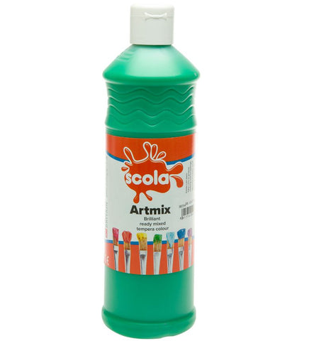 Scola Readymix Liquid Poster Paint 600ml - Pack of 6 - Class Pack-Art Materials,Arts & Crafts,Early Arts & Crafts,Paint,Primary Arts & Crafts-Learning SPACE