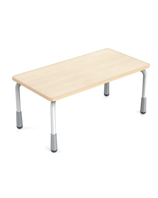 Height Adjustable Rectangle Table-Cleverkids-Learning SPACE