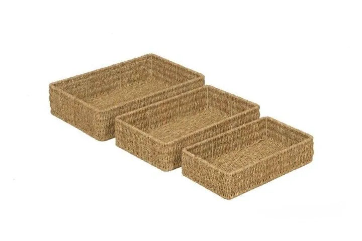 Seagrass Rectangular Baskets, Learning SPACE