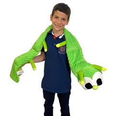 Sensory Caterpillar 2.5Kg Weighted Shoulder/Lap Pad Green Yellow-ADD/ADHD,AllSensory,Calming & Anxiety,Helps With,Playlearn,Sensory Processing Disorder,Sensory Seeking,Stress Relief,Vestibular,Weighted & Deep Pressure,Weighted Lap Pad,Weighted Shoulder Snakes-Learning SPACE