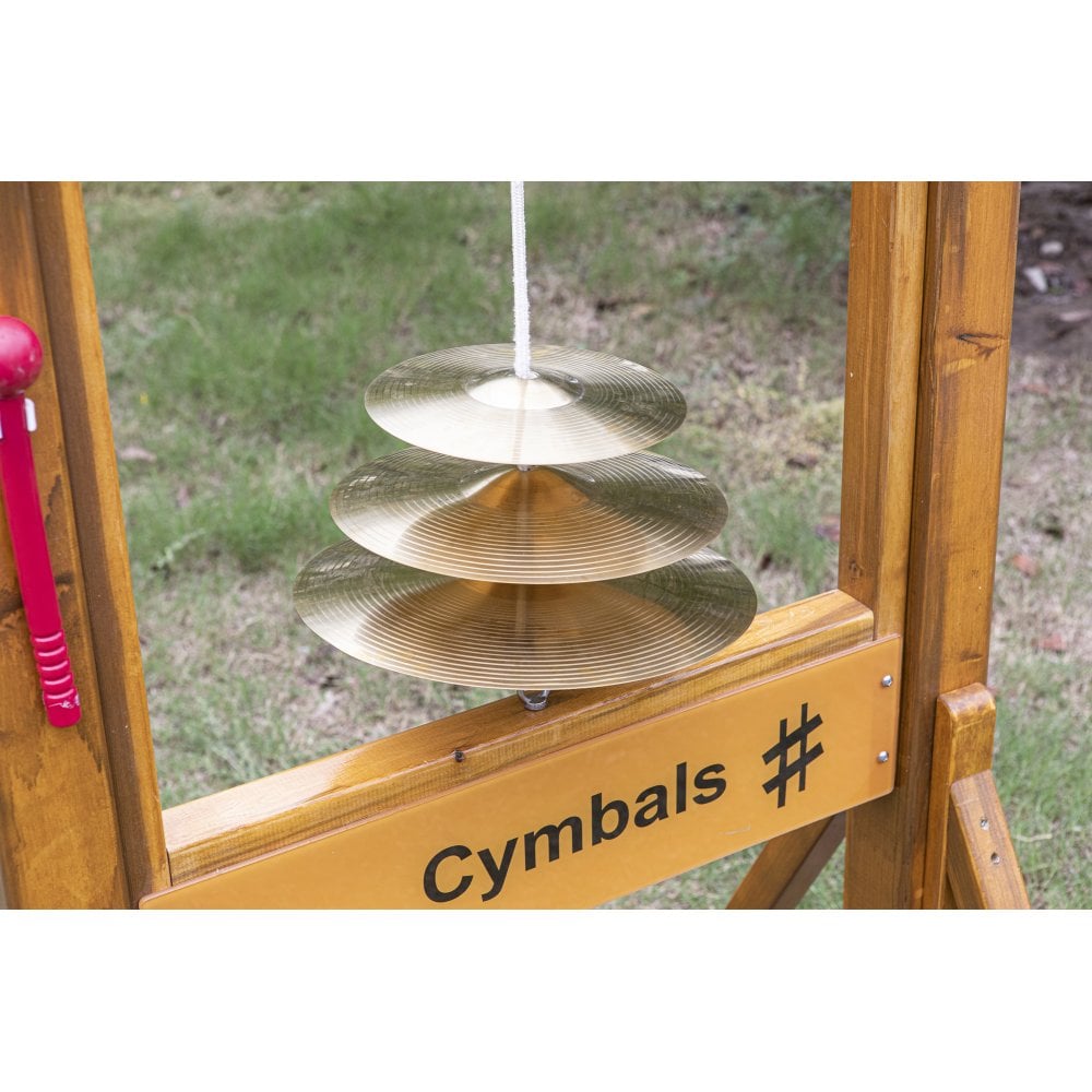Sensory Garden Musical - Music Board-Music,Nature Learning Environment,Outdoor Musical Instruments,Playground Equipment,Primary Music,Sensory Garden-Cymbals-HW1-S276SET-Learning SPACE