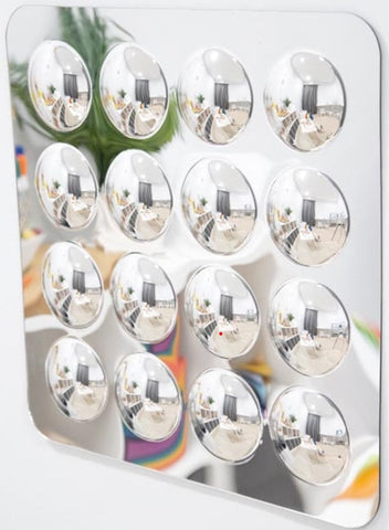 Sensory Mirror - With 16 Domes - Large - 490Mm-AllSensory,Calming & Anxiety,Early Years Sensory Play,Nursery,Outdoor Mirrors,Sensory Garden,Sensory Mirrors,Sensory Seeking,Stock,TickiT-Learning SPACE