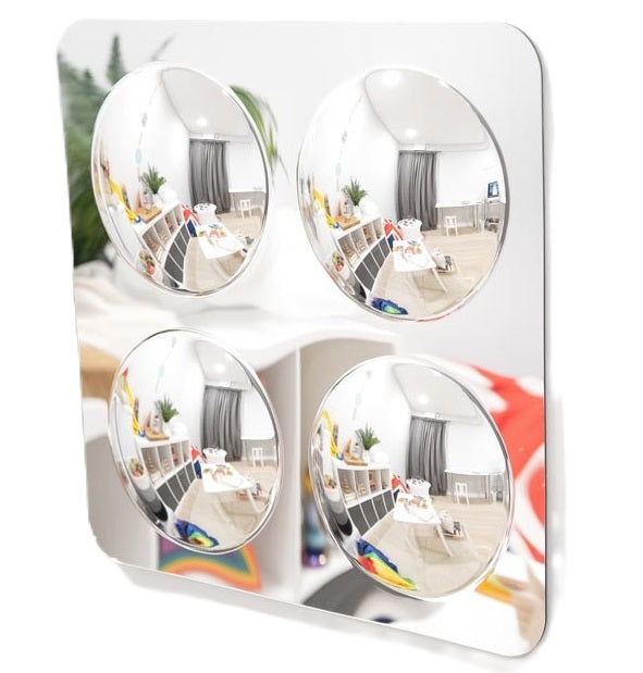 Sensory Mirror - With 4 Domes - Large - 490Mm, Learning SPACE