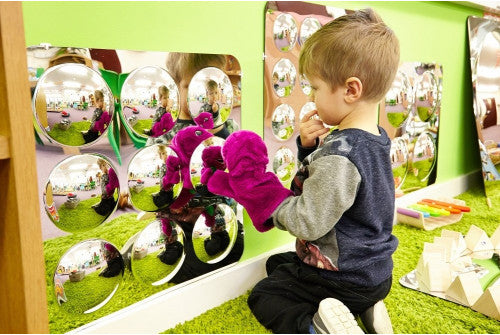 Sensory Mirror - With 9 Domes - Large - 490Mm, Learning SPACE