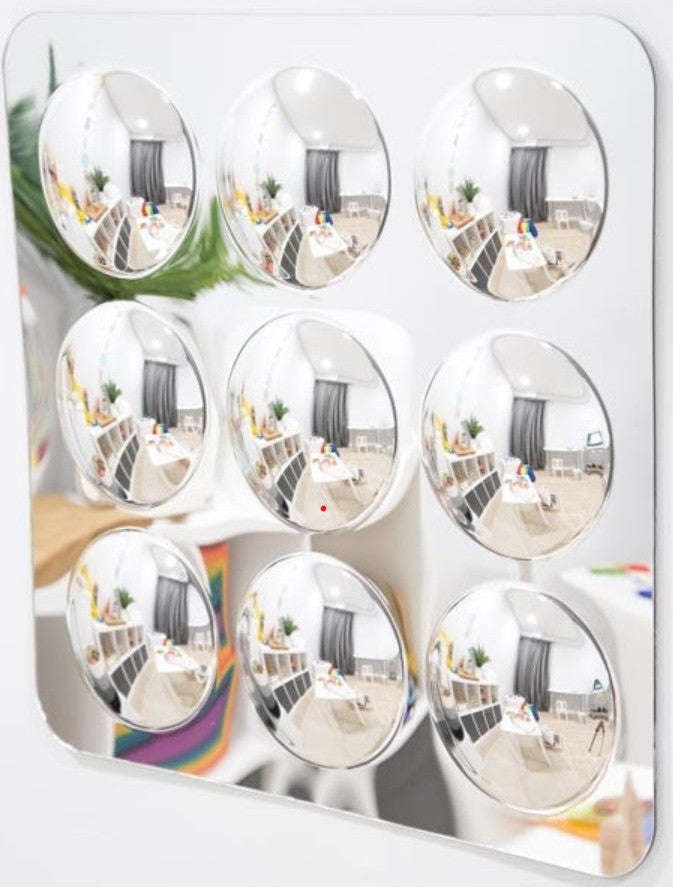 Sensory Mirror - With 9 Domes - Large - 490Mm, Learning SPACE