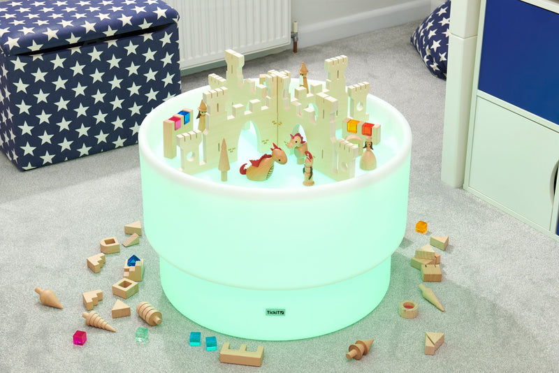 Sensory Mood Discovery Table + Castle Discovery Dividers Set, Learning SPACE