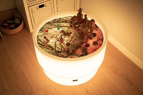 Sensory Mood Discovery Table + Forest Discovery Play Mat, Learning SPACE