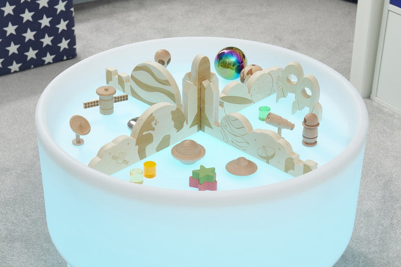 Sensory Mood Discovery Table + Space Discovery Dividers Set, Learning SPACE