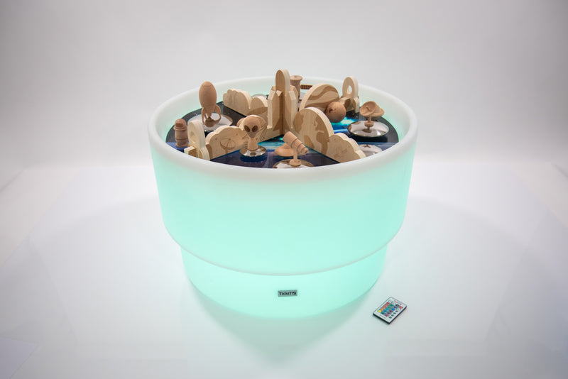 Sensory Mood Discovery Table + Space Discovery Dividers Set, Learning SPACE