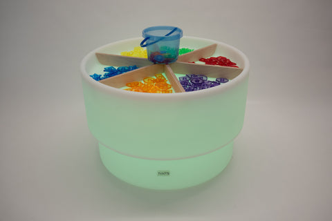 Sensory Mood Discovery Table + Wooden Dividers Set, Learning SPACE