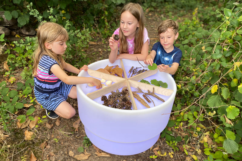 Sensory Mood Discovery Table + Wooden Dividers Set, Learning SPACE