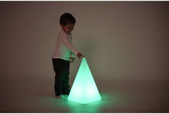 Sensory Mood Pyramid Light 26X26X48- Colour Changing Lamp-Dropship,Lamp,Sensory Room Lighting,Stock,Teenage Lights,TickiT-Learning SPACE