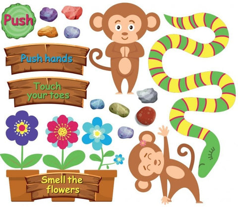 Sensory Pathway Small Pack: 10-15m-ADD/ADHD,Dropship,Movement Breaks,Neuro Diversity,Sensory Flooring,Sensory Paths,Stock-Learning SPACE