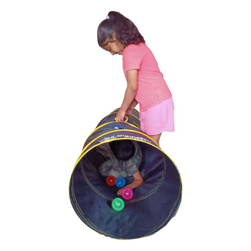 Pop Up Tunnel - Sensory Pop Up Tunnel with LED Balls, Learning SPACE