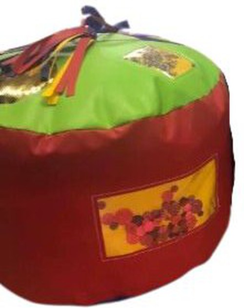 Sensory Pouffe-AllSensory,Baby Sensory Toys,Baby Soft Play and Mirrors,Comfort Toys,Dropship,Matrix Group,Soft Play Sets,Tactile Toys & Books-Brights-LSSI007BRI-Learning SPACE